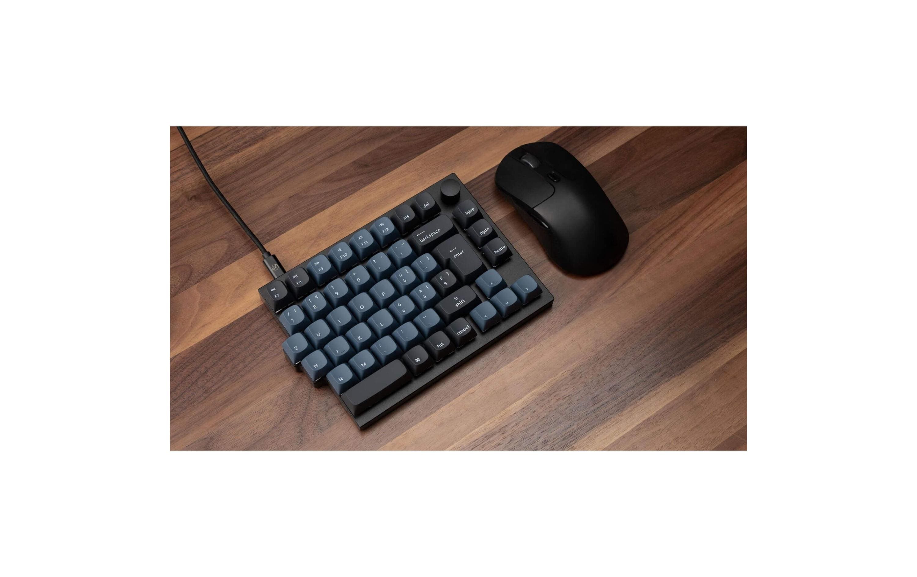 Keychron Gaming-Tastatur Q11 Black QMK Red Switch