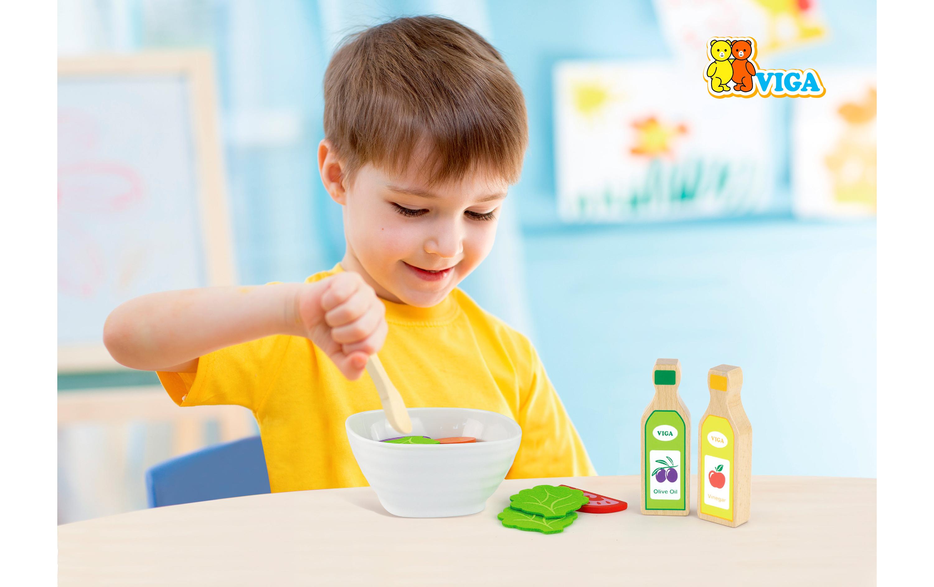 Viga Spiel-Lebensmittel Salat-Set Viga Spiel-Lebensmittel Salat-Set