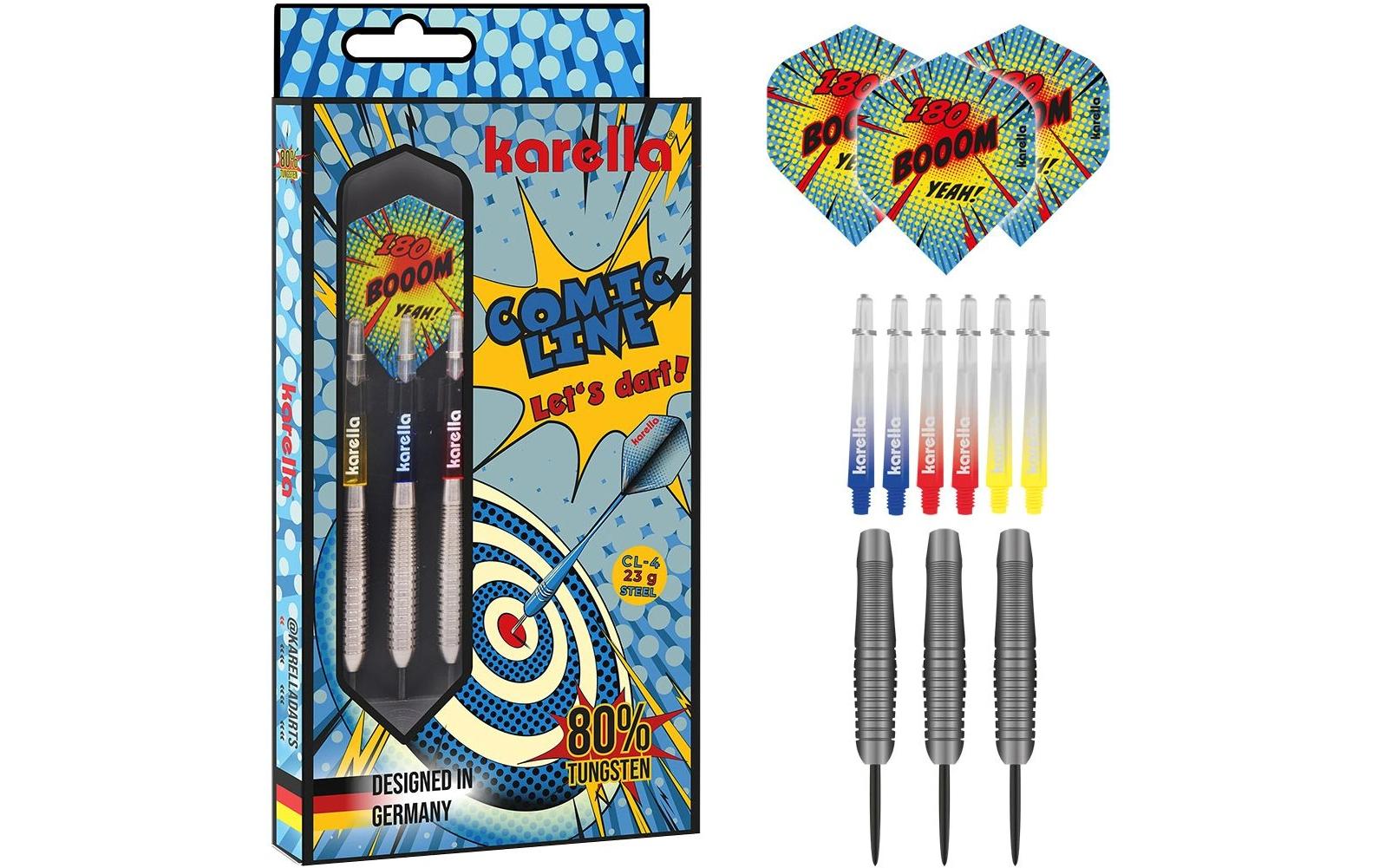 Karella Steeldart Comic Line CL-4 23 g, 3 Stück