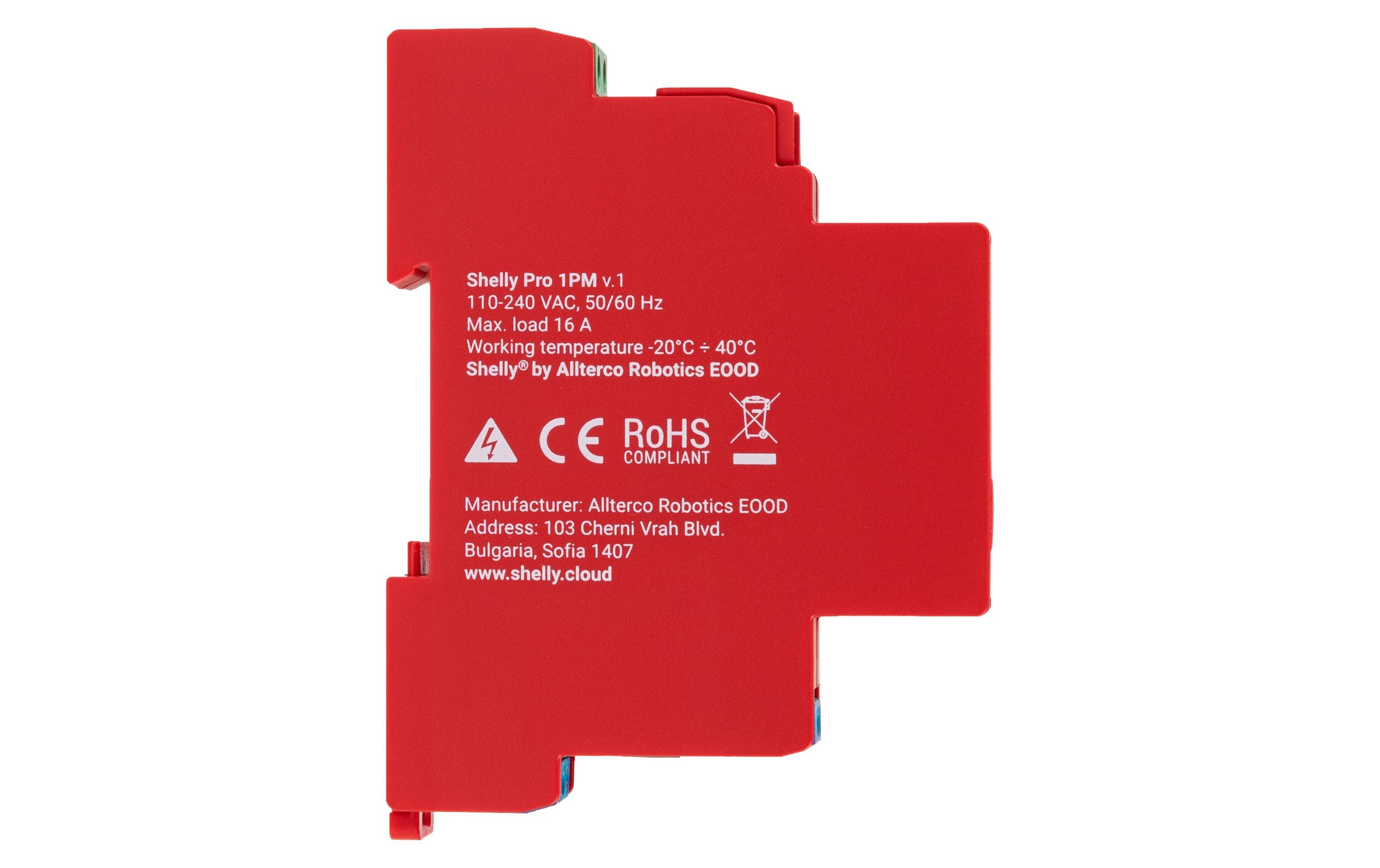 Shelly WLAN-Schaltaktor Shelly Pro 1PM mit Leistungsmessung