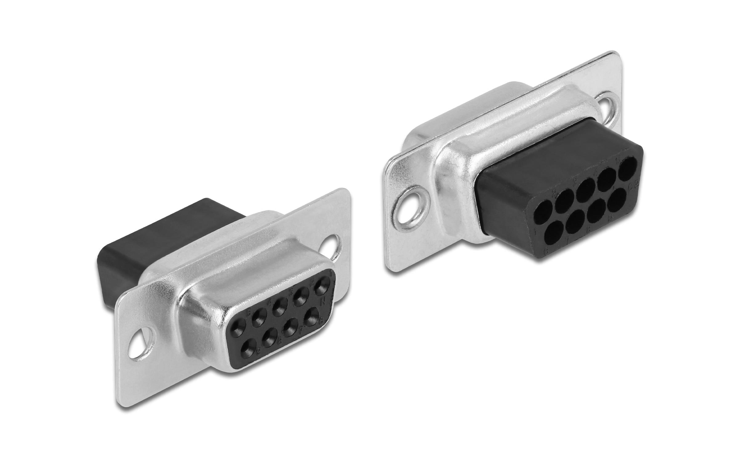 Delock Adapter D-Sub 9-Pin zu RJ11/RJ14 6P/4C, Montagesatz 0.052 m