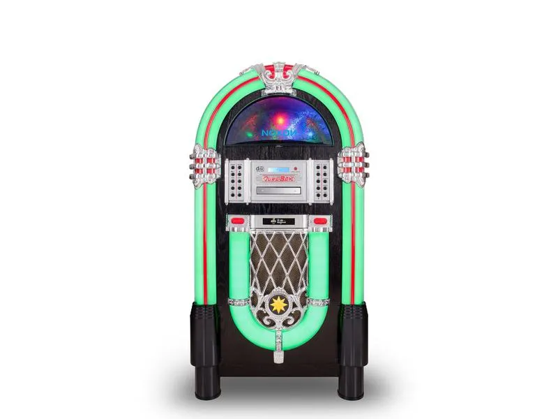 Noxon Musik-System Jukebox 1 Mehrfarbig/Schwarz/Silber Noxon Musik-System Jukebox 1 Mehrfarbig/Schwarz/Silber