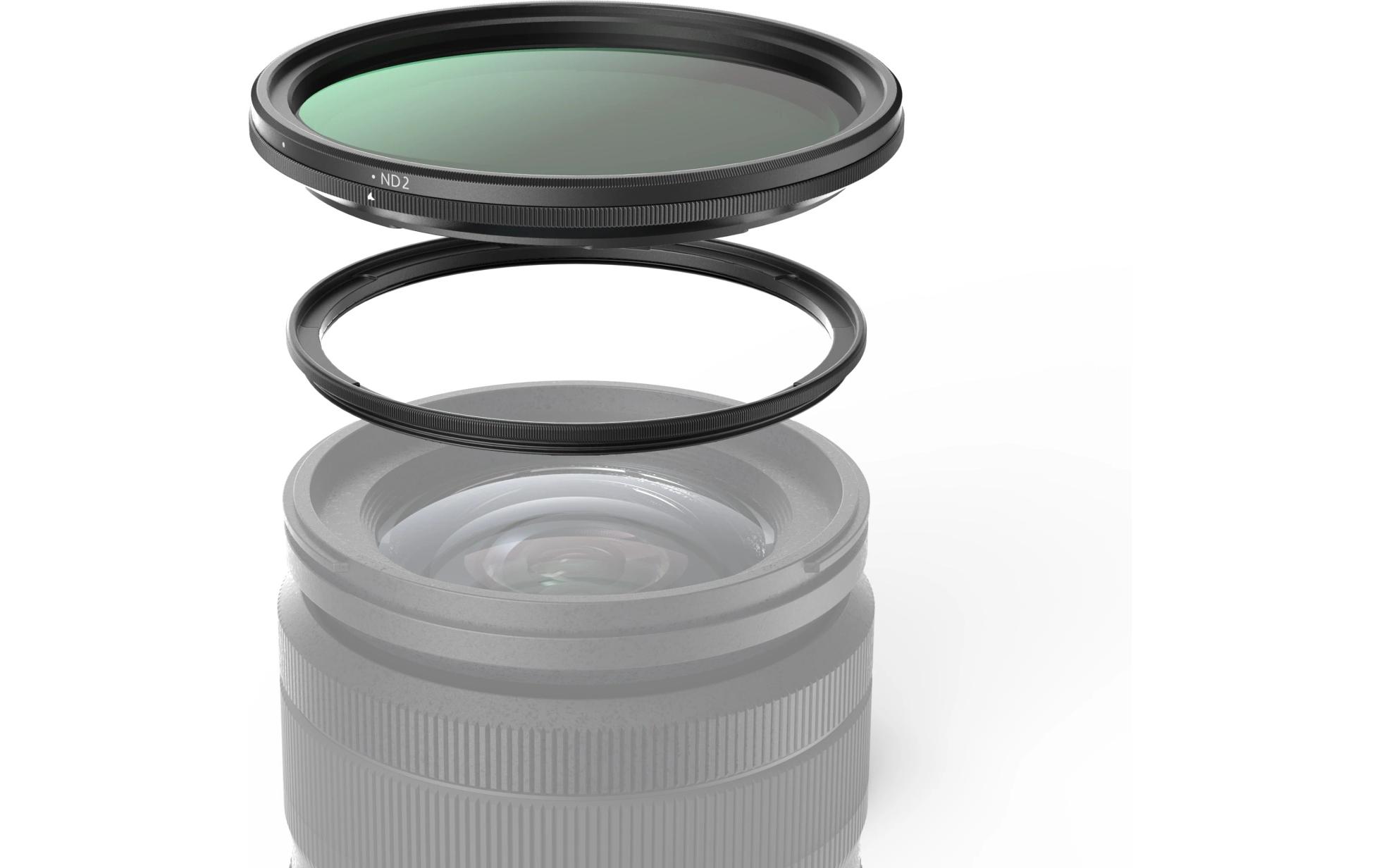 Smallrig Aufsteckbarer VND-Filter ND2-ND32 (1-5 Stop) 67mm T-mount