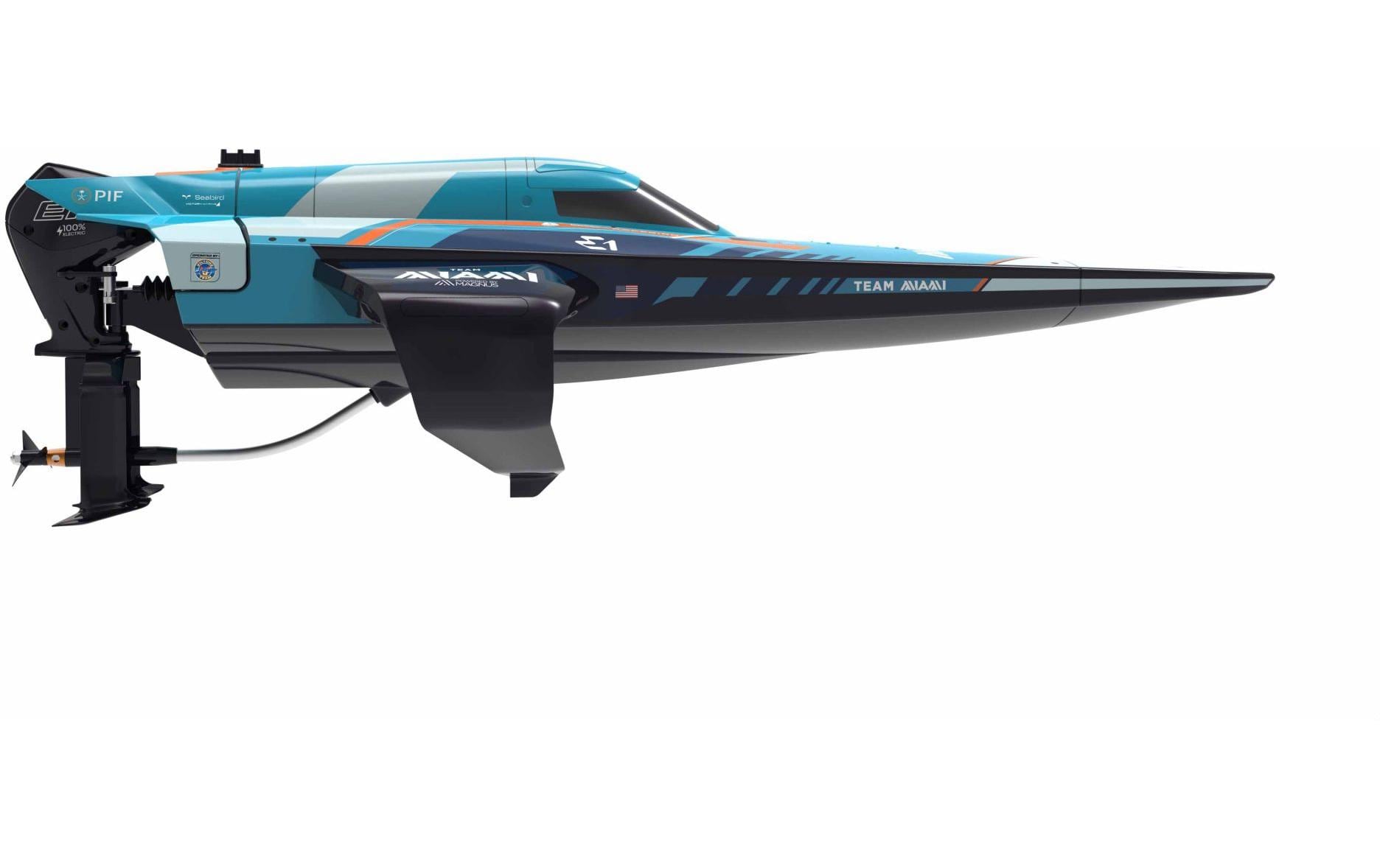Joysway E1 Racebird Hydrofoil Boat Team Miami 1:14 RTR Joysway E1 Racebird Hydrofoil Boat Team Miami 1:14 RTR