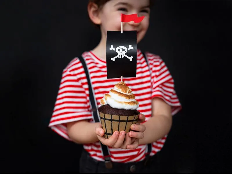 Partydeco Cupcake-Set Piraten 1 Stück Partydeco Cupcake-Set Piraten 1 Stück