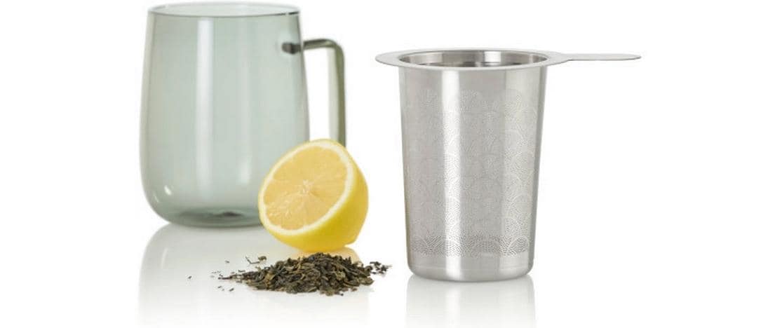 AdHoc Teefilter-System Fusion Edelstahl, mit Griff, 350 ml