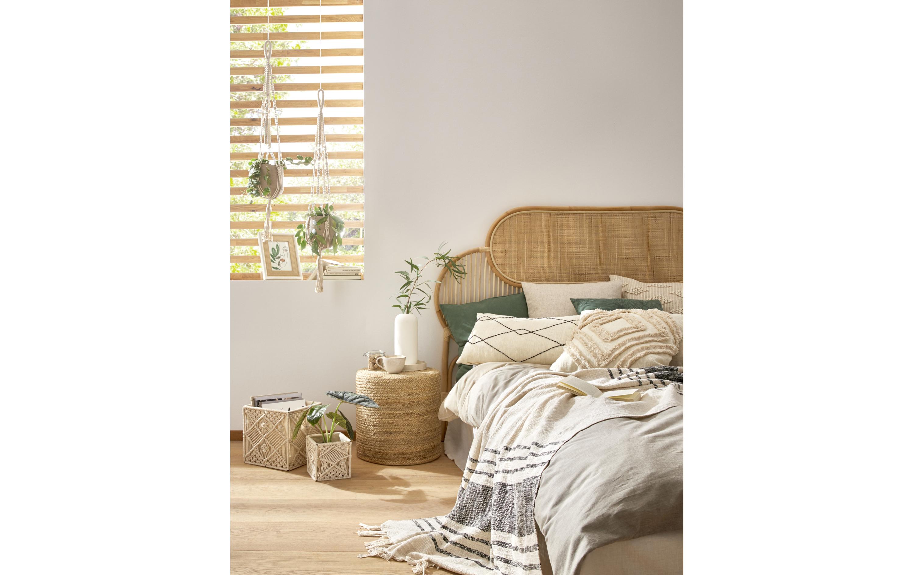 EGLO Hocker Mashike Ø 40 x 40 cm, Natur