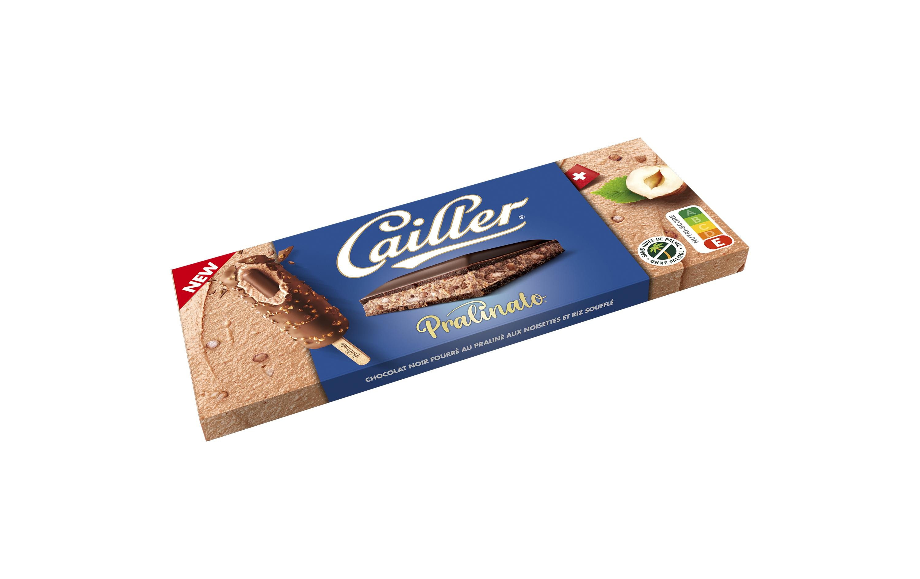 Cailler Schokolade Filled Pralinato Tab Tafel 96 g