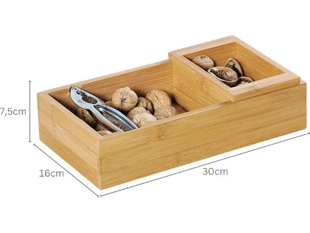 Kesper Nussschale mit Nussknacker Holz, Braun Kesper Nussschale mit Nussknacker Holz, Braun