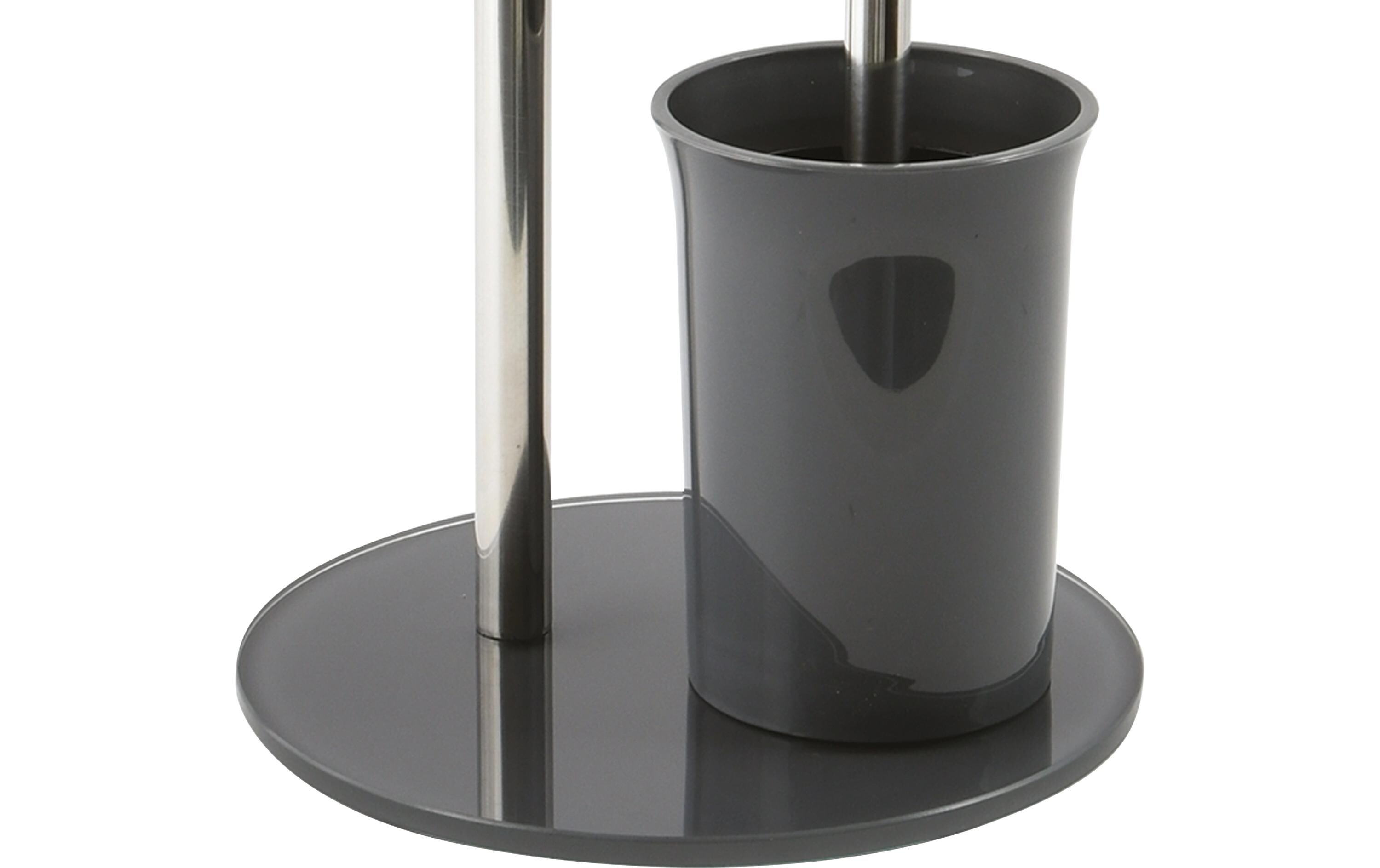 MSV Toilettengarnitur Grau