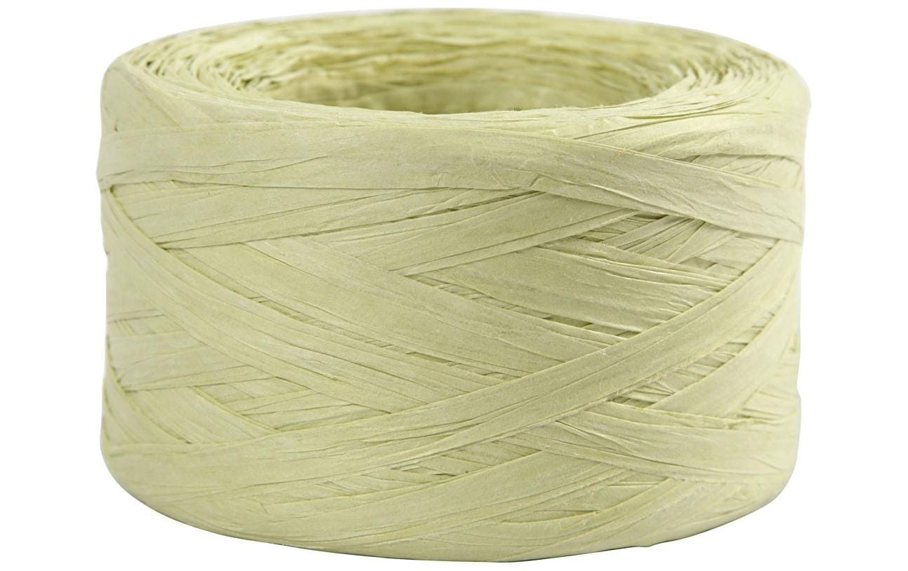 Creativ Company Geschenkband Raffiabast 8 mm x 100 m, Hellgrün Creativ Company Geschenkband Raffiabast 8 mm x 100 m, Hellgrün
