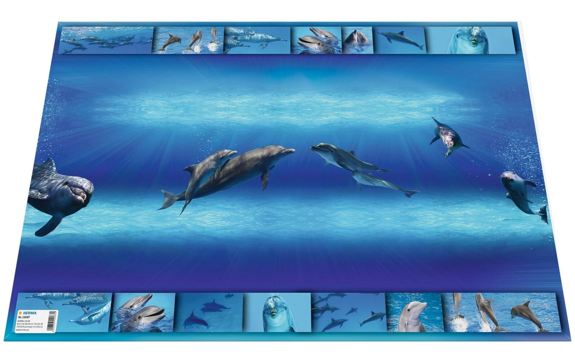 HERMA Schreibunterlage Delphin 55 x 35 cm