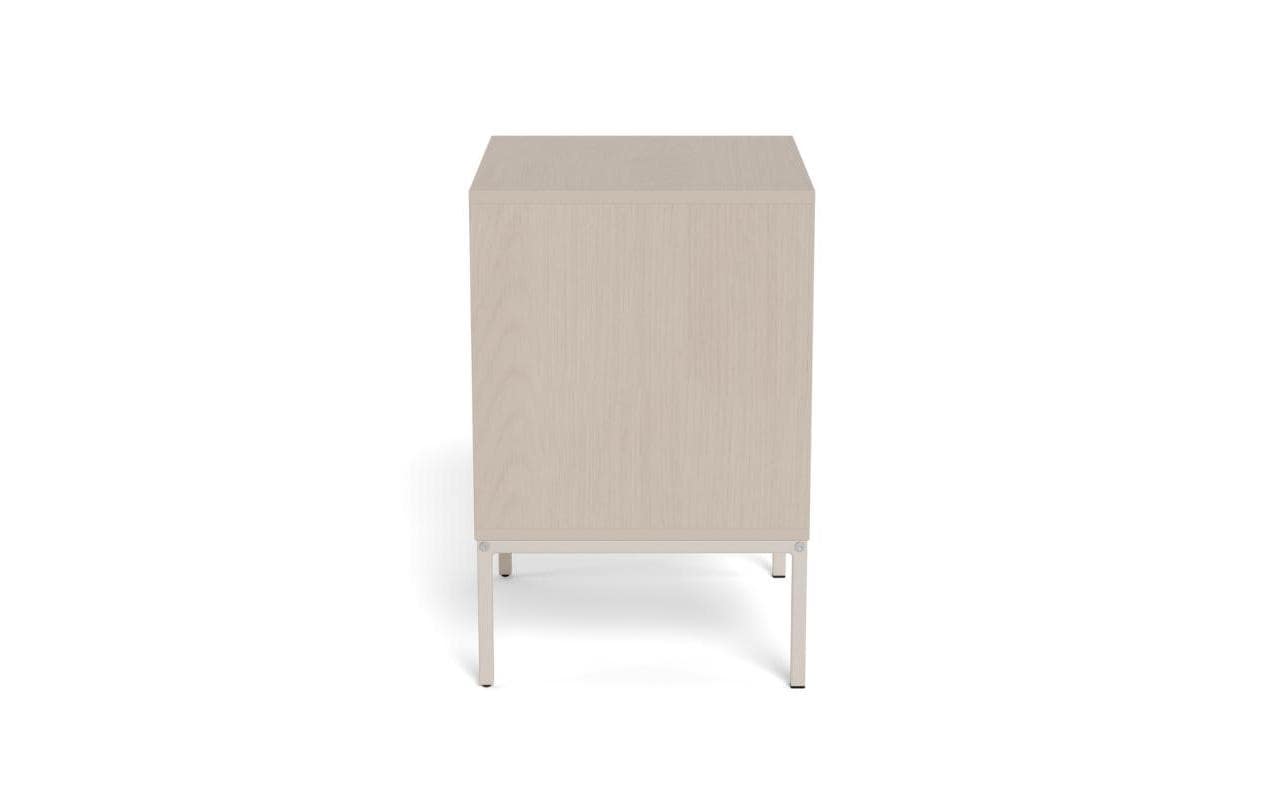 AC Design Nachttisch Palmdale Grau, 45.6 x 40 x 61 cm