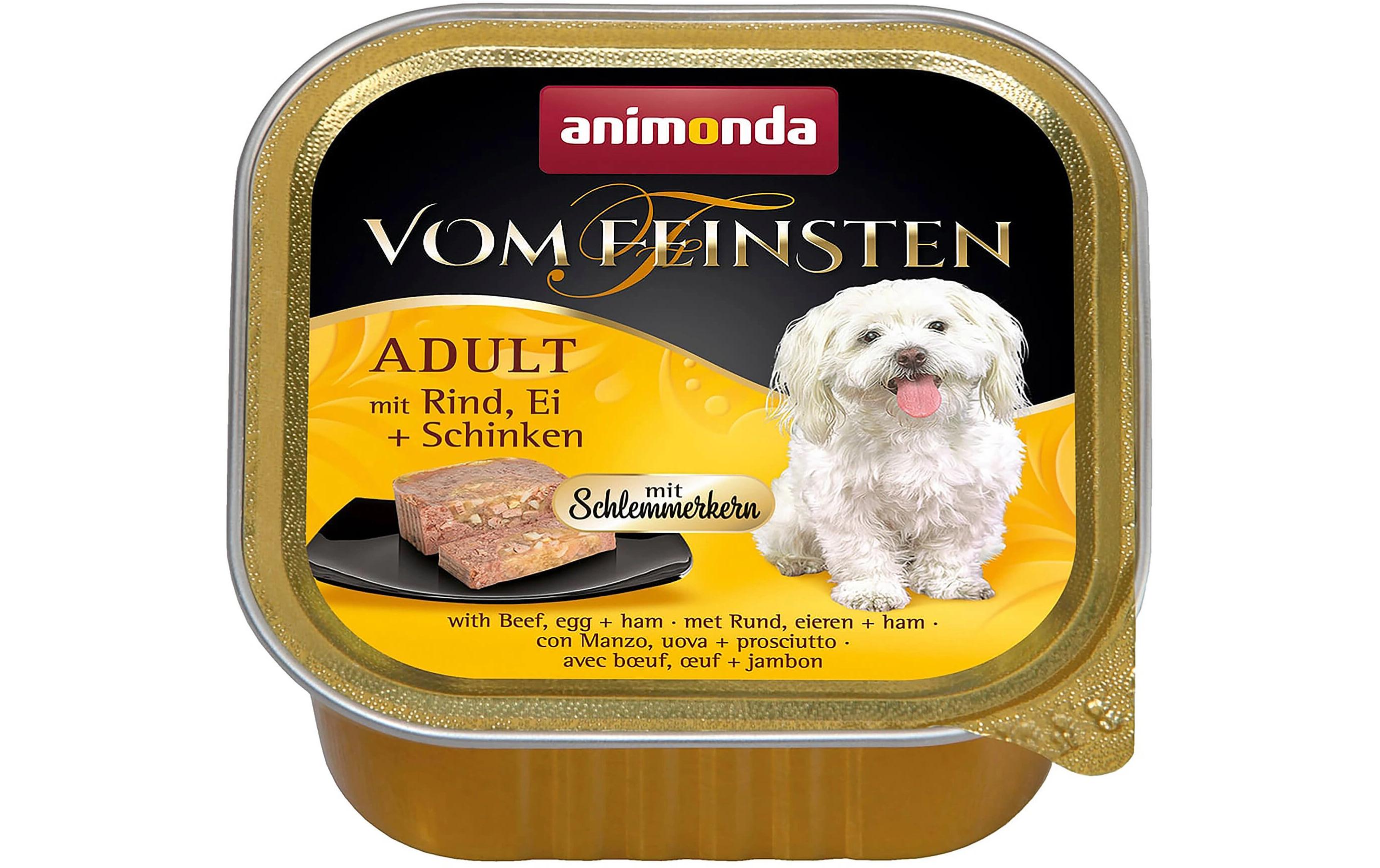 animonda Nassfutter Vom Feinsten, Schlemmerkern Rind/Schinken 150g