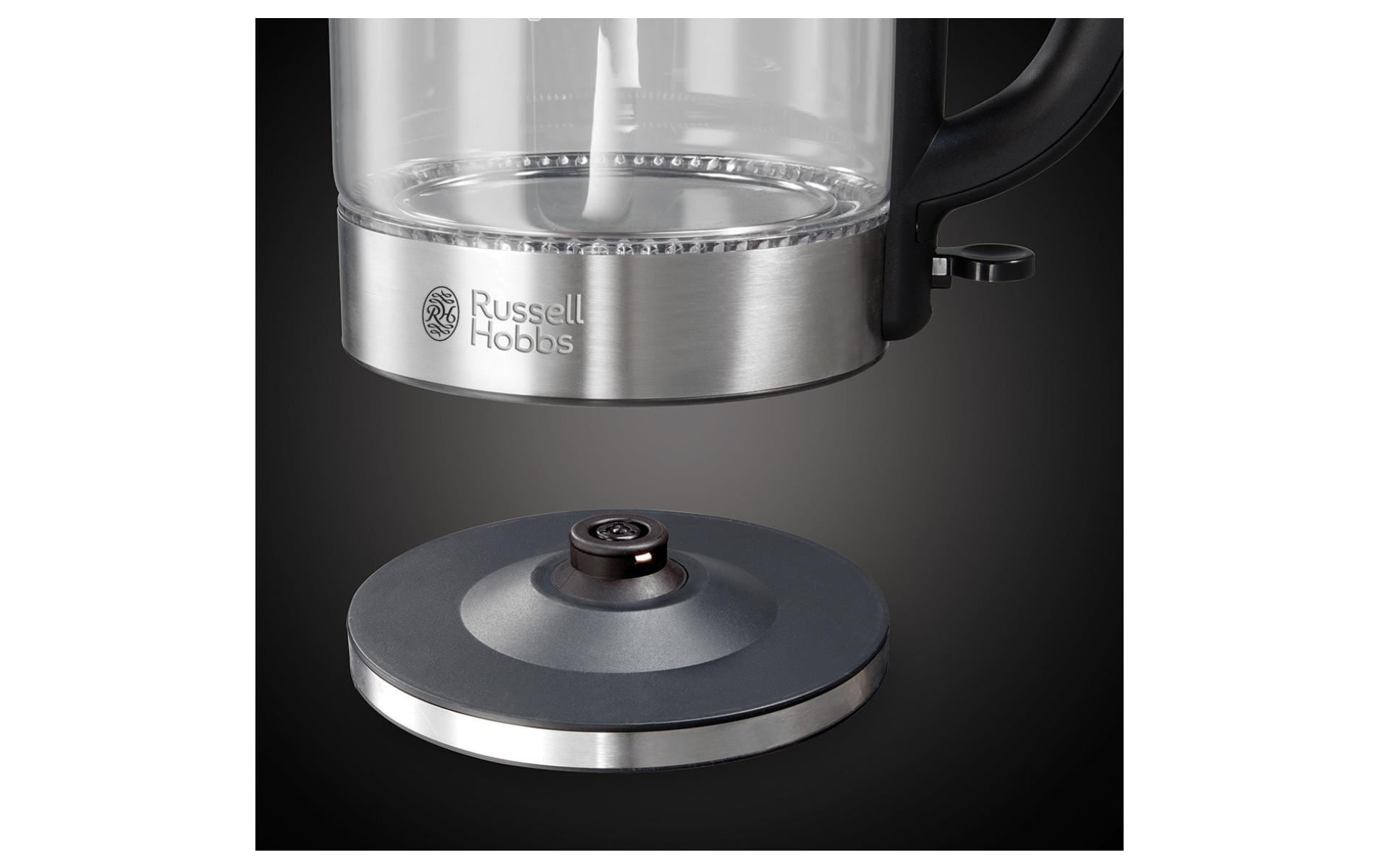 Russell Hobbs Wasserkocher 1.7 l, Schwarz/Silber/Transparent