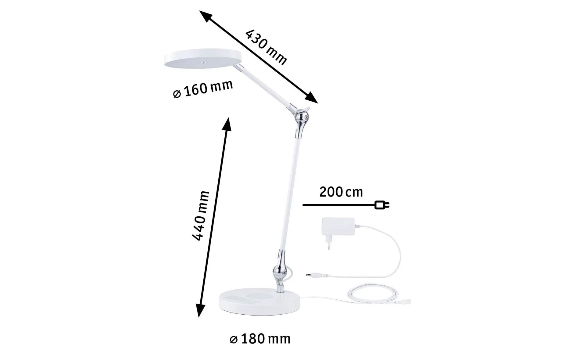 Paulmann Schreibtischleuchte Numis QI LED 11W 1100 lm