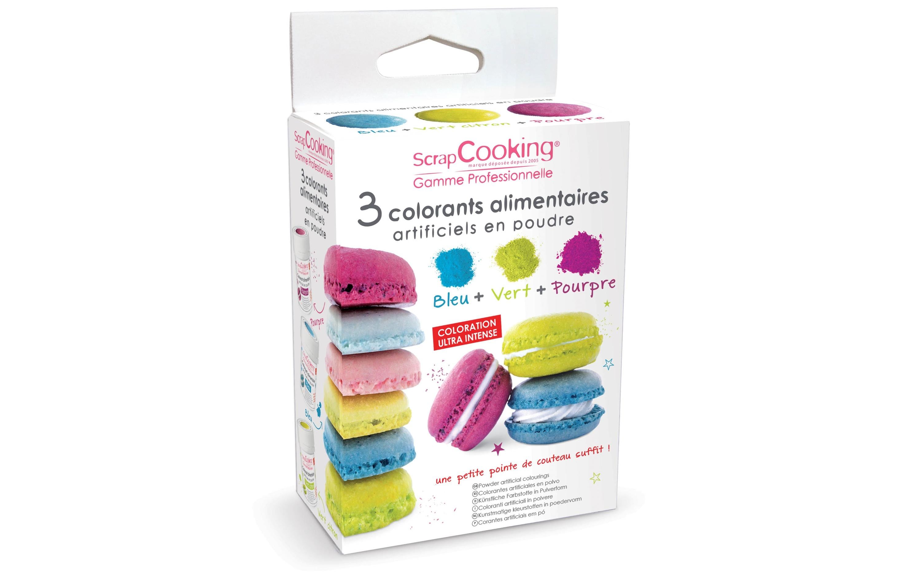 ScrapCooking Lebensmittelfarbenpulver Set Blau/Grün/Violett ScrapCooking Lebensmittelfarbenpulver Set Blau/Grün/Violett