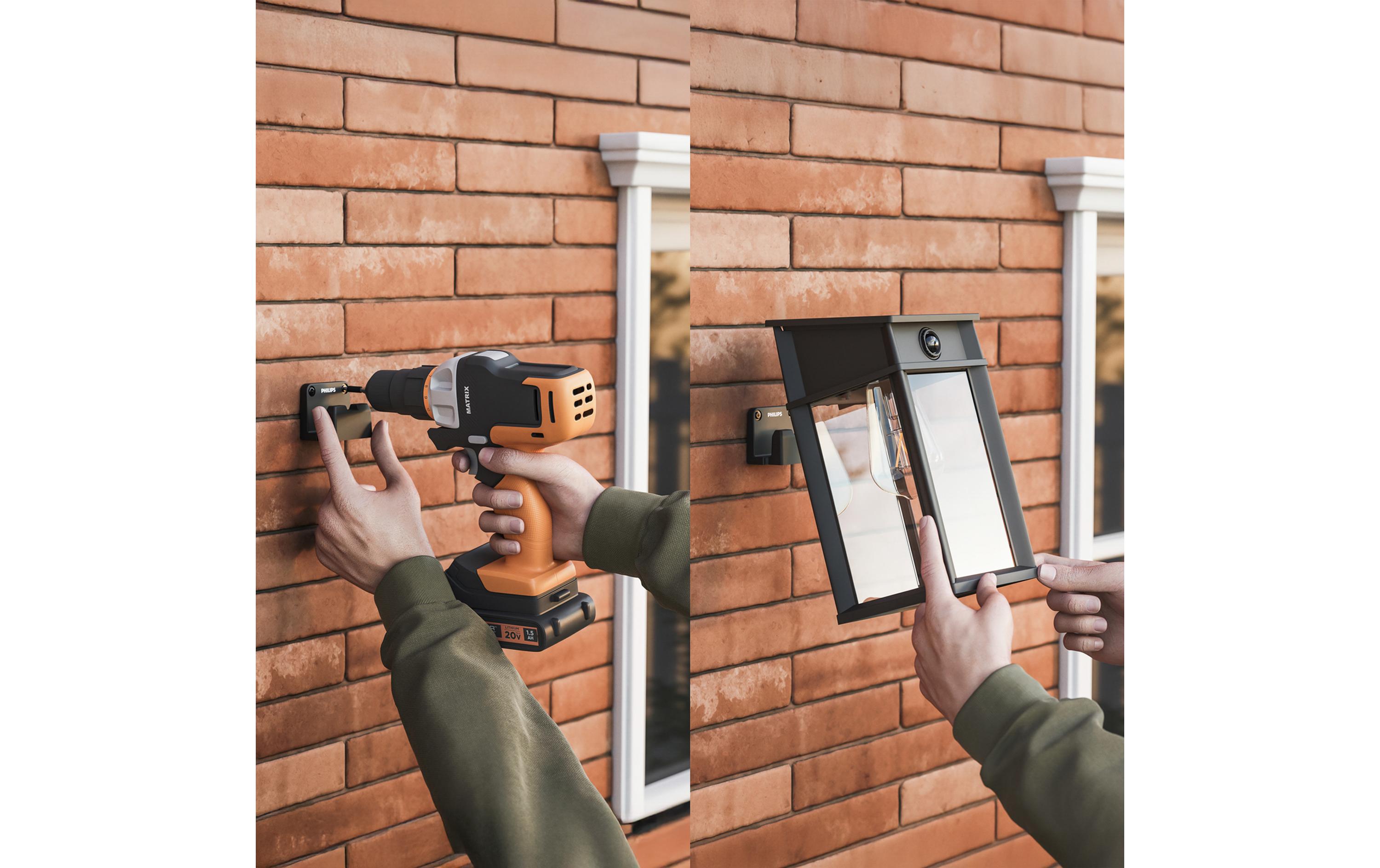 Philips Geri Wand Solar UE SQ 2700K anthrazit Philips Geri Wand Solar UE SQ 2700K anthrazit