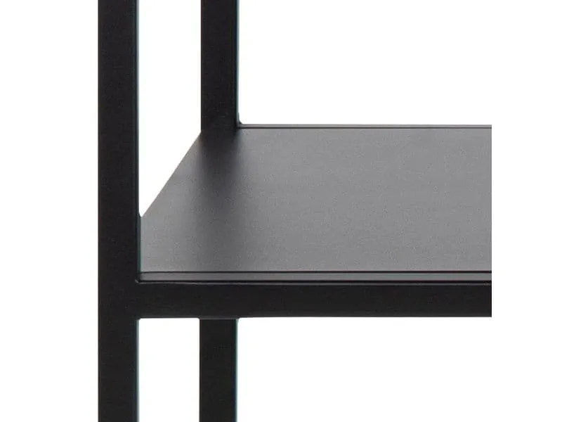 AC Design Konsolentisch Newcastle 100 x 35 x 79 cm, Schwarz