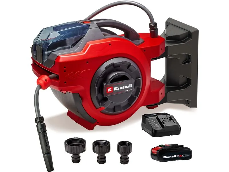 Einhell Schlauchtrommel GE-HR 18/30 Li Akku, 30 m, 12.5 mm Einhell Schlauchtrommel GE-HR 18/30 Li Akku, 30 m, 12.5 mm