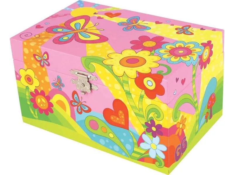 Goki Musikspieldose Schmetterlingswiese Melodie: Over the Rainbow
