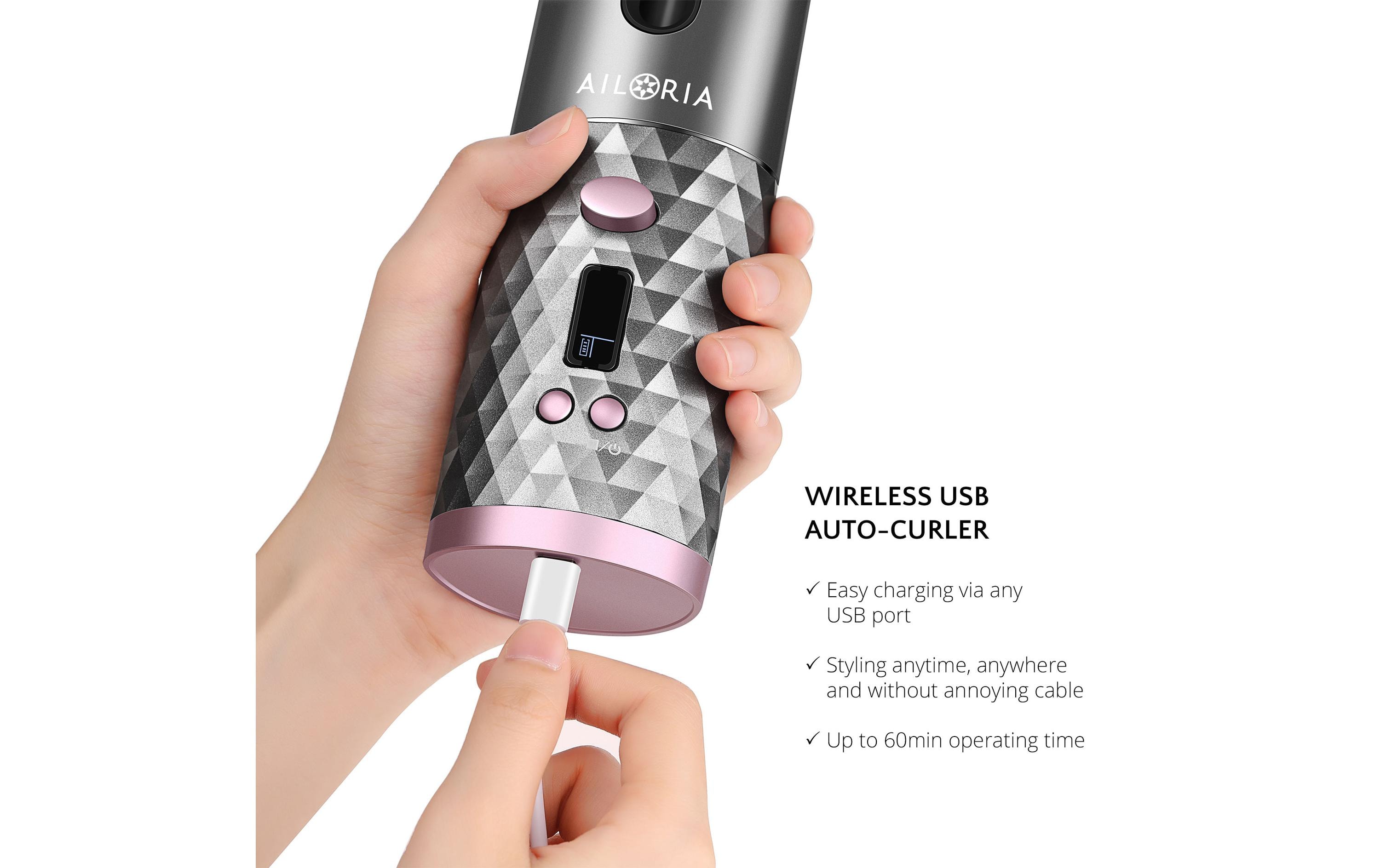 Ailoria Lockenstyler Revolutionne Grau