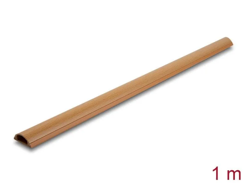 Delock Kabelkanal selbstklebend, Holzoptik 1 m x 30 mm Braun Delock Kabelkanal selbstklebend, Holzoptik 1 m x 30 mm Braun