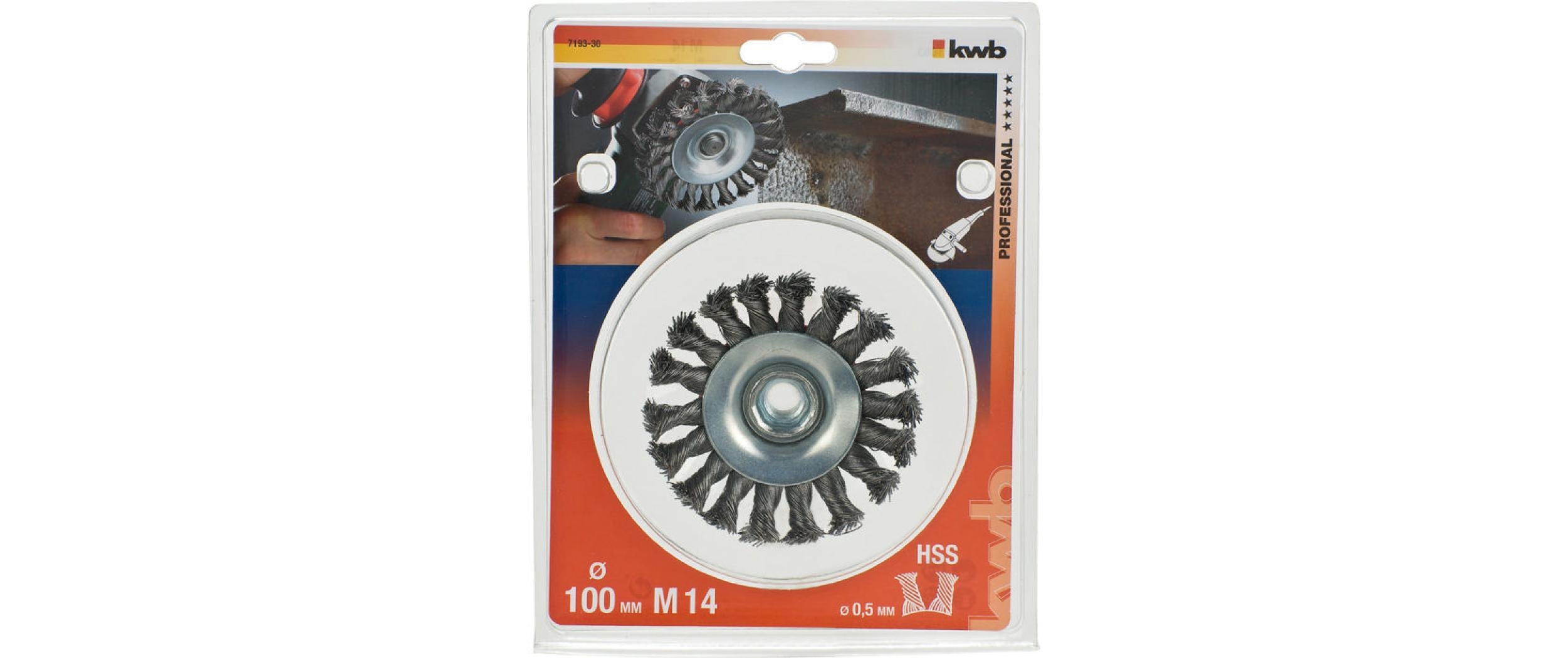 kwb Drahtbürste Kegelbürste Ø 100 mm