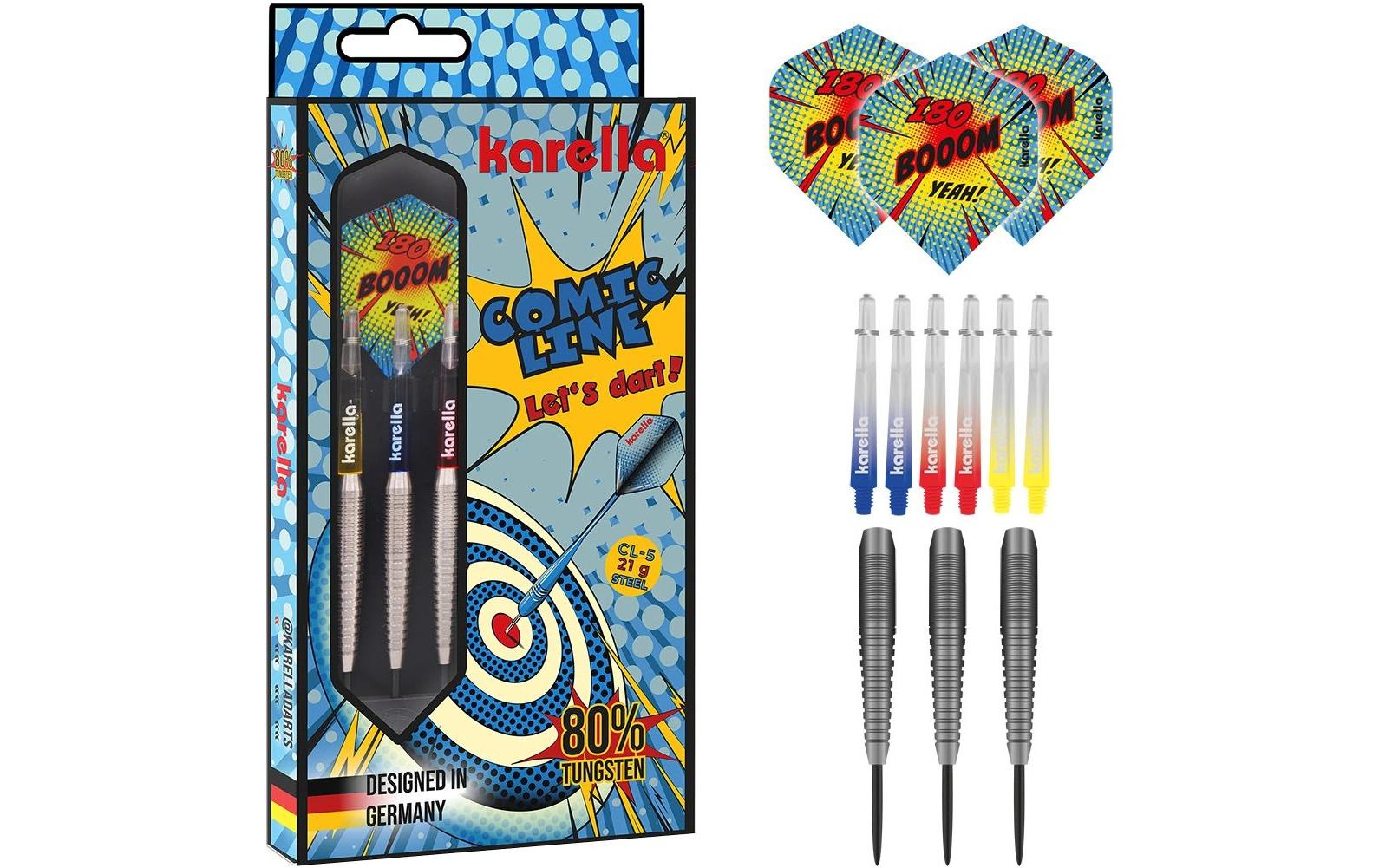 Karella Steeldart Comic Line CL-5 21 g, 3 Stück