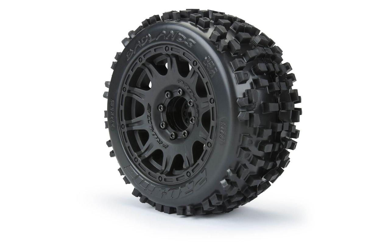 Proline Kompletträder Badlands MT 3.8 1:8, 2 Stück