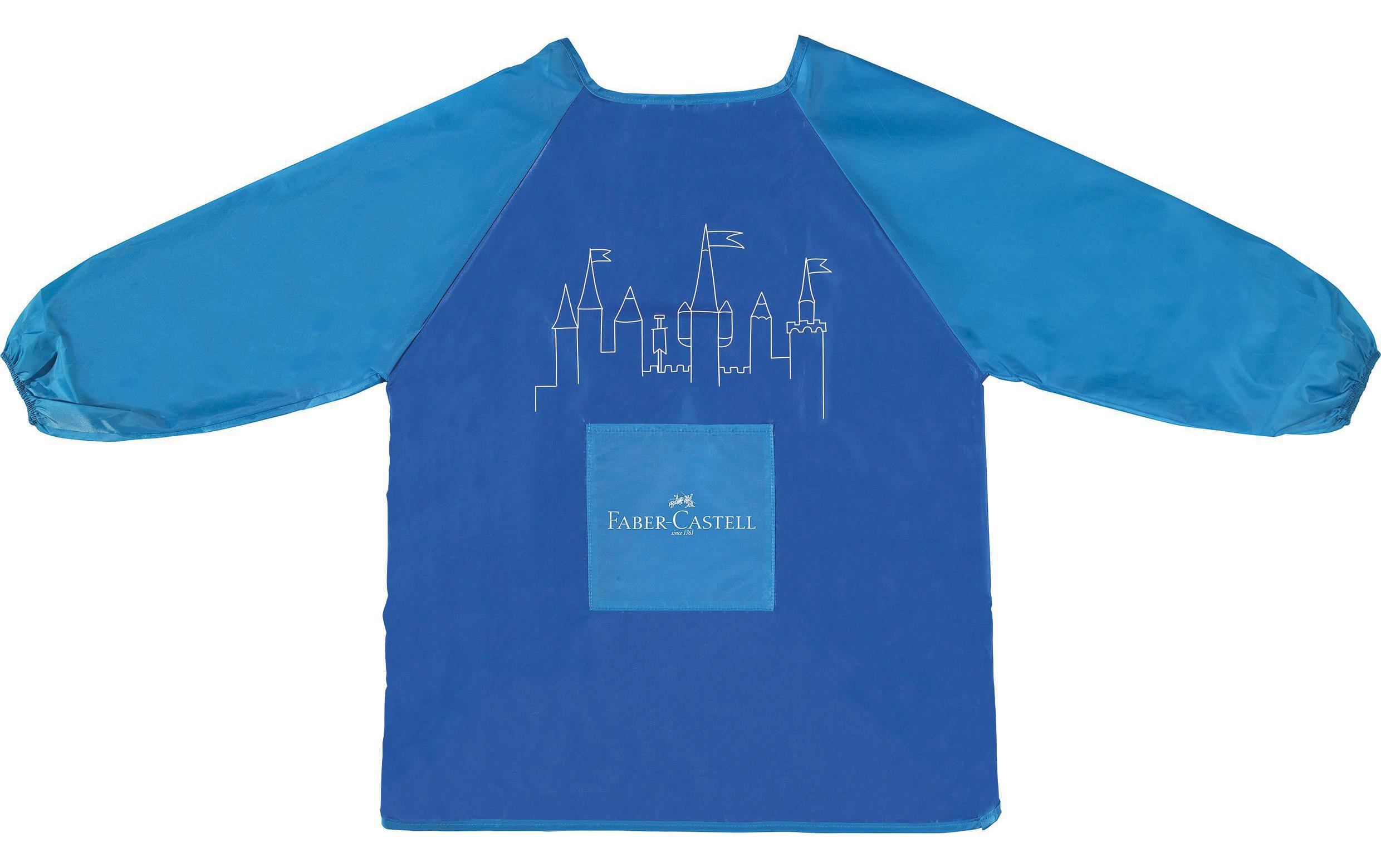Faber-Castell Malschürze für Kinder Ab 6 Jahren, Blau