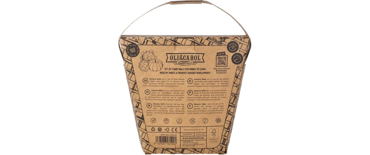 Oli&Carol Greifling Veggie Soup Baby Sensory Balls