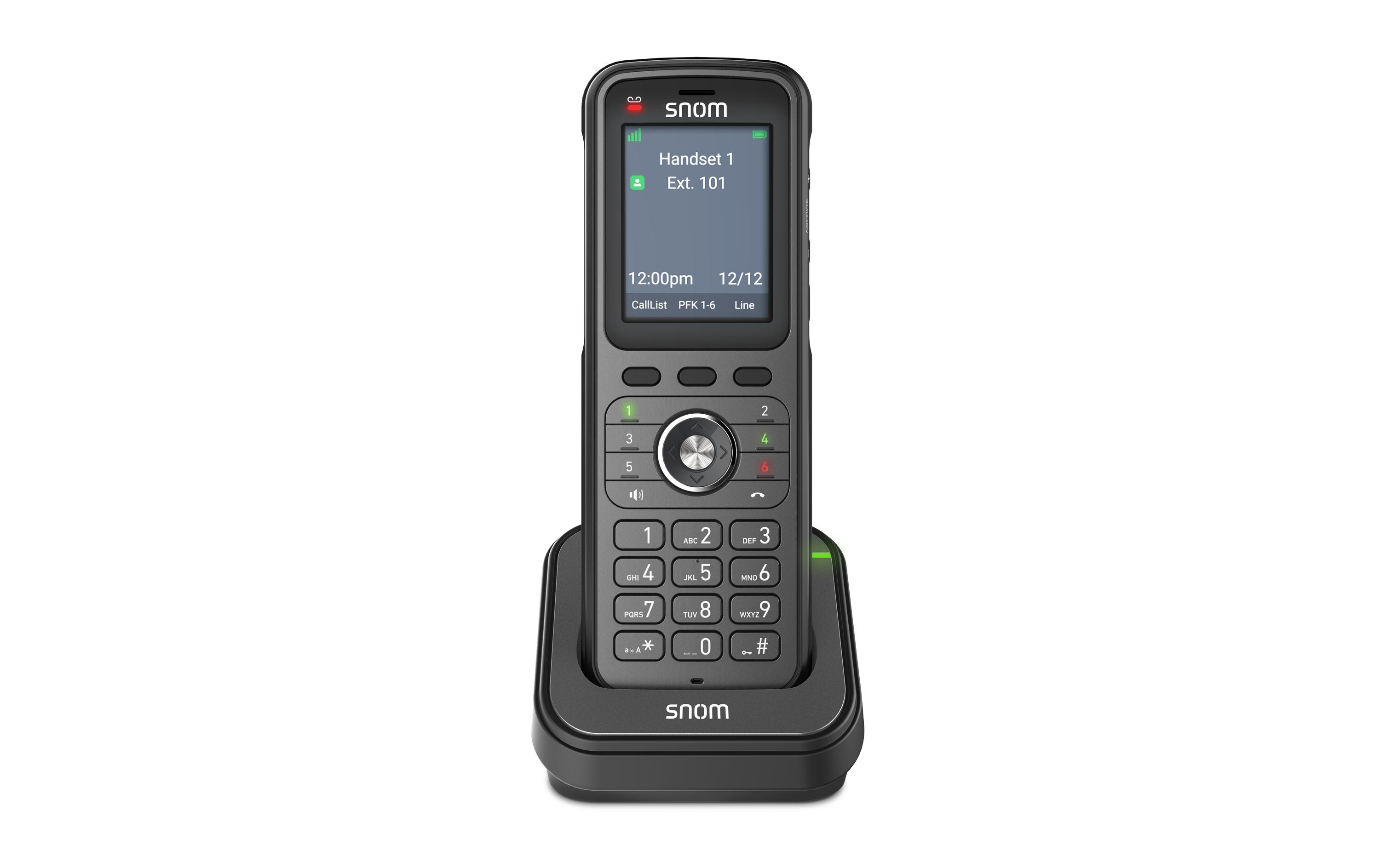 snom Mobilteil M56 mit Ladeschale