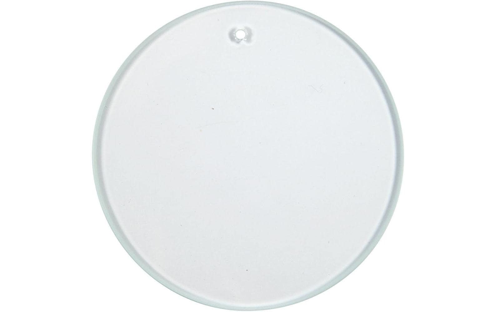 Creativ Company Glasplatte 7 cm, 10 Stück