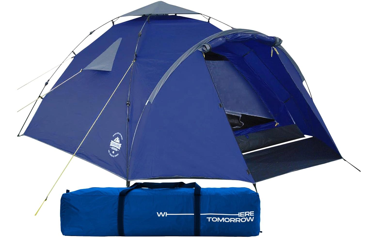 Where tomorrow Drei Personenzelt Pop-Up - Blau Where tomorrow Drei Personenzelt Pop-Up - Blau