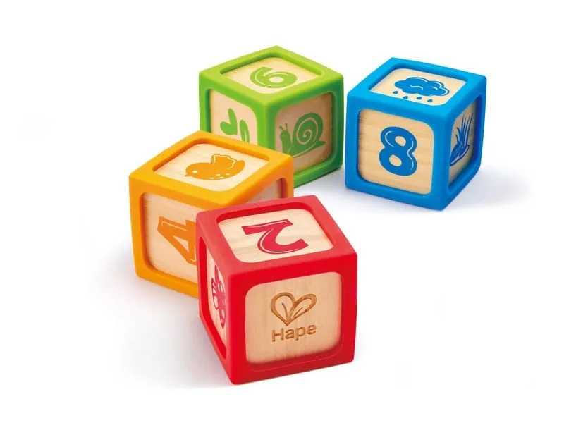 Hape Smartes Bausteine-Starter-Set 4 Stück Hape Smartes Bausteine-Starter-Set 4 Stück