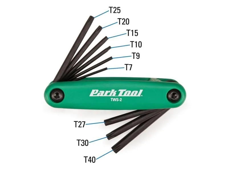 ParkTool Fahrradwerkzeug TWS-2 Torx Schraubenschlüsselsatz ParkTool Fahrradwerkzeug TWS-2 Torx Schraubenschlüsselsatz