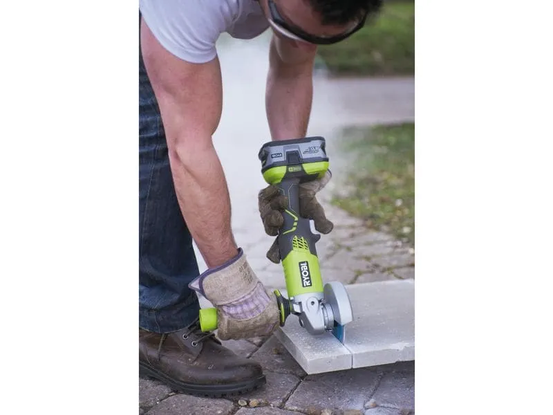 RYOBI Akku-Winkelschleifer R180AG-0, Solo, Ø 115 mm RYOBI Akku-Winkelschleifer R180AG-0, Solo, Ø 115 mm