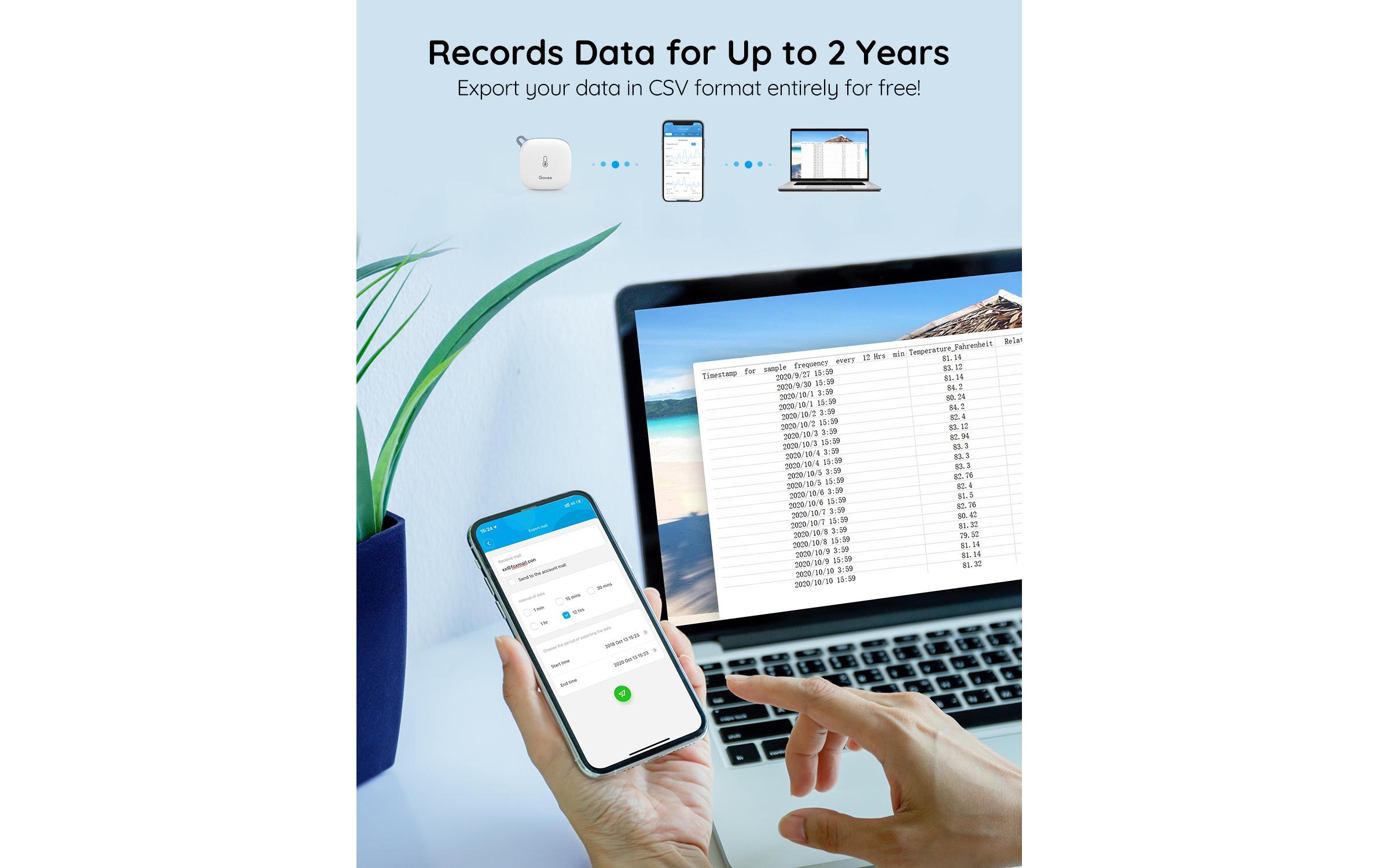 Govee Wetterstation WiFi Thermometer/Hygrometer Govee Wetterstation WiFi Thermometer/Hygrometer