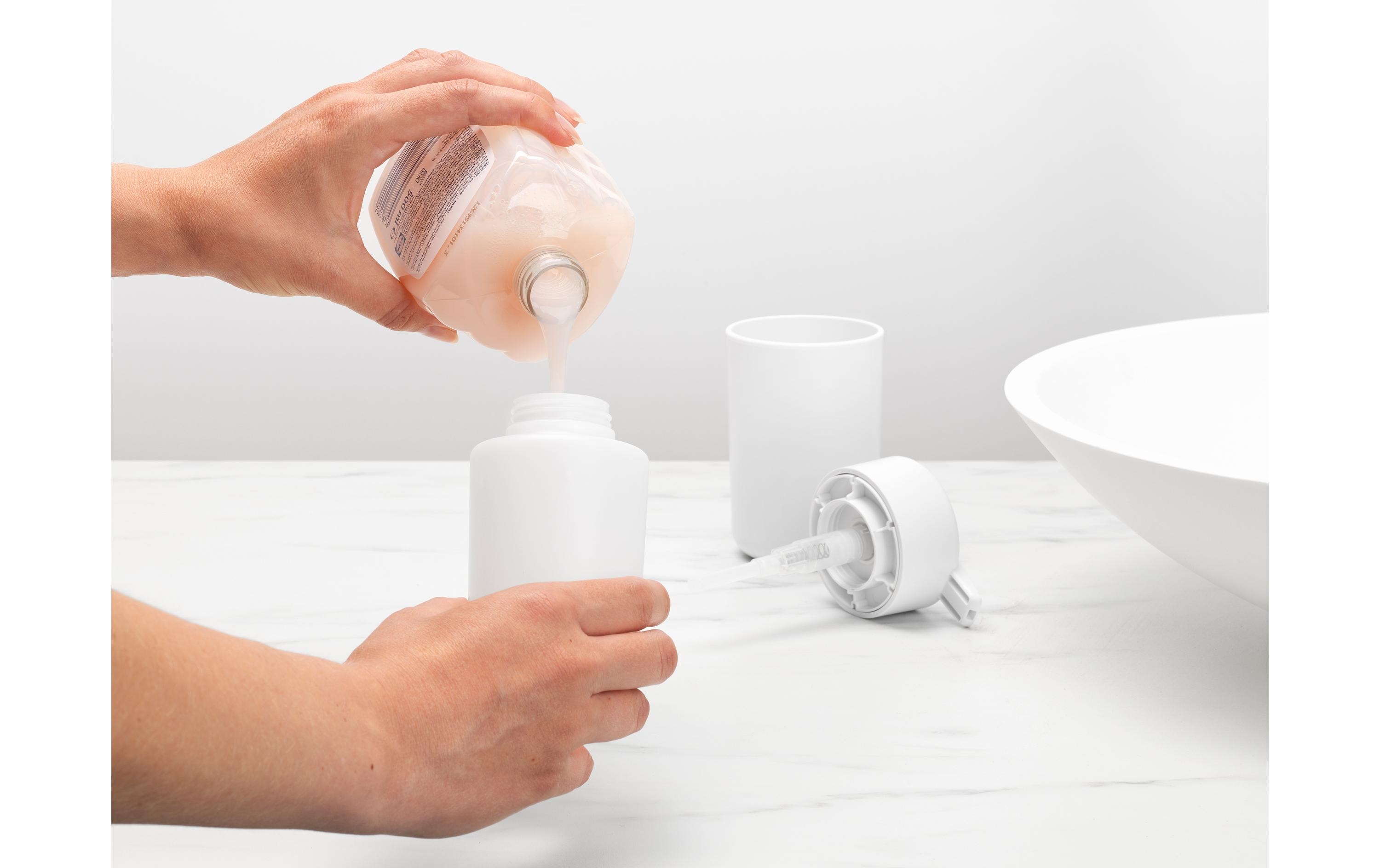 Brabantia Seifenspender ReNew 250 ml, Weiss