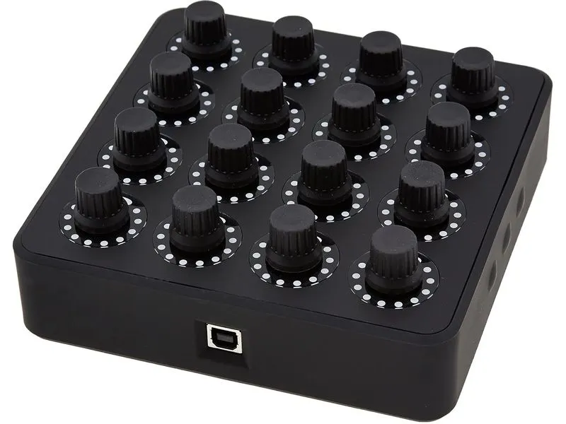 DJ Techtools Midi Fighter Twister 16 Push-Encoder, schwarz DJ Techtools Midi Fighter Twister 16 Push-Encoder, schwarz
