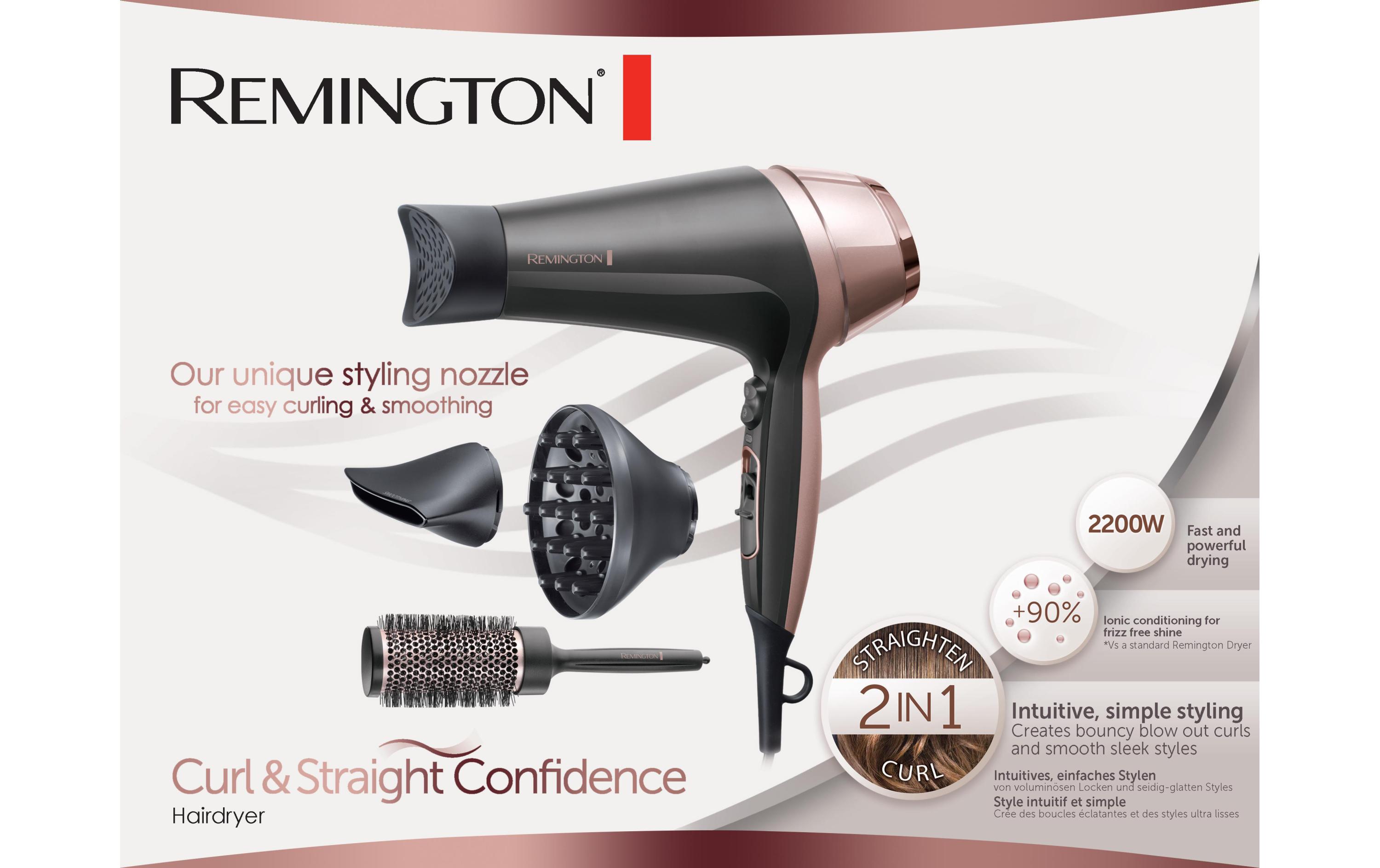 Remington Haartrockner D5706 Curl&Straight Confidence Remington Haartrockner D5706 Curl&Straight Confidence