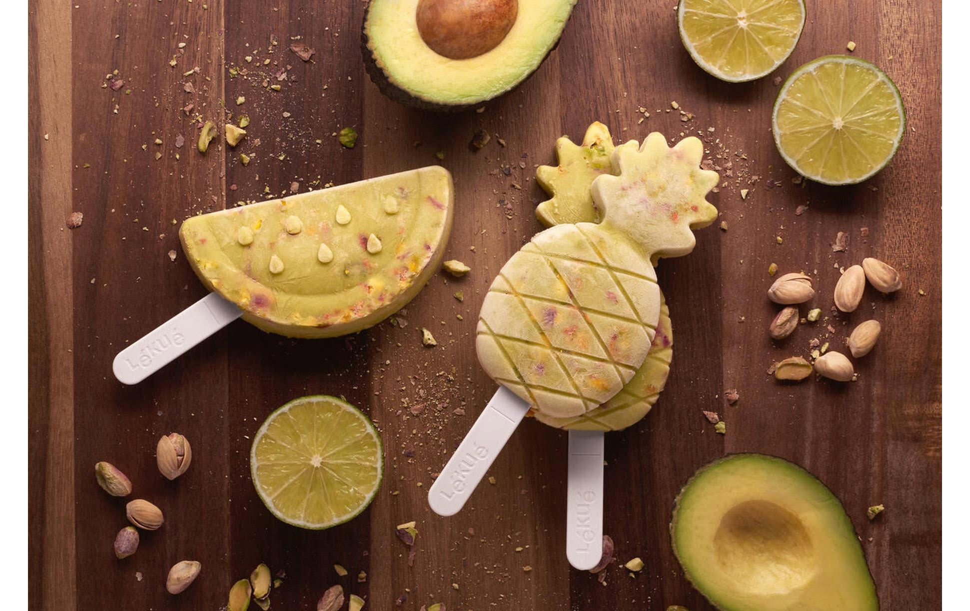 Lékué Glaceform Tropic, Silikon, 4er Set