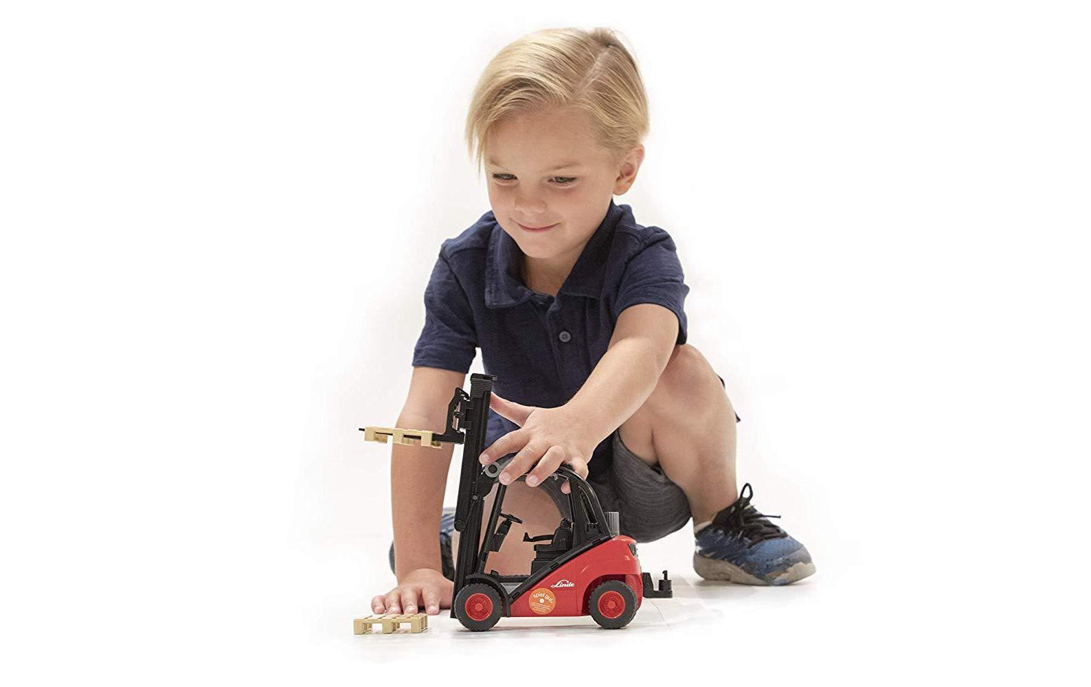 Bruder Spielwaren Baustellenfahrzeug Linder Gabelstapler H30D