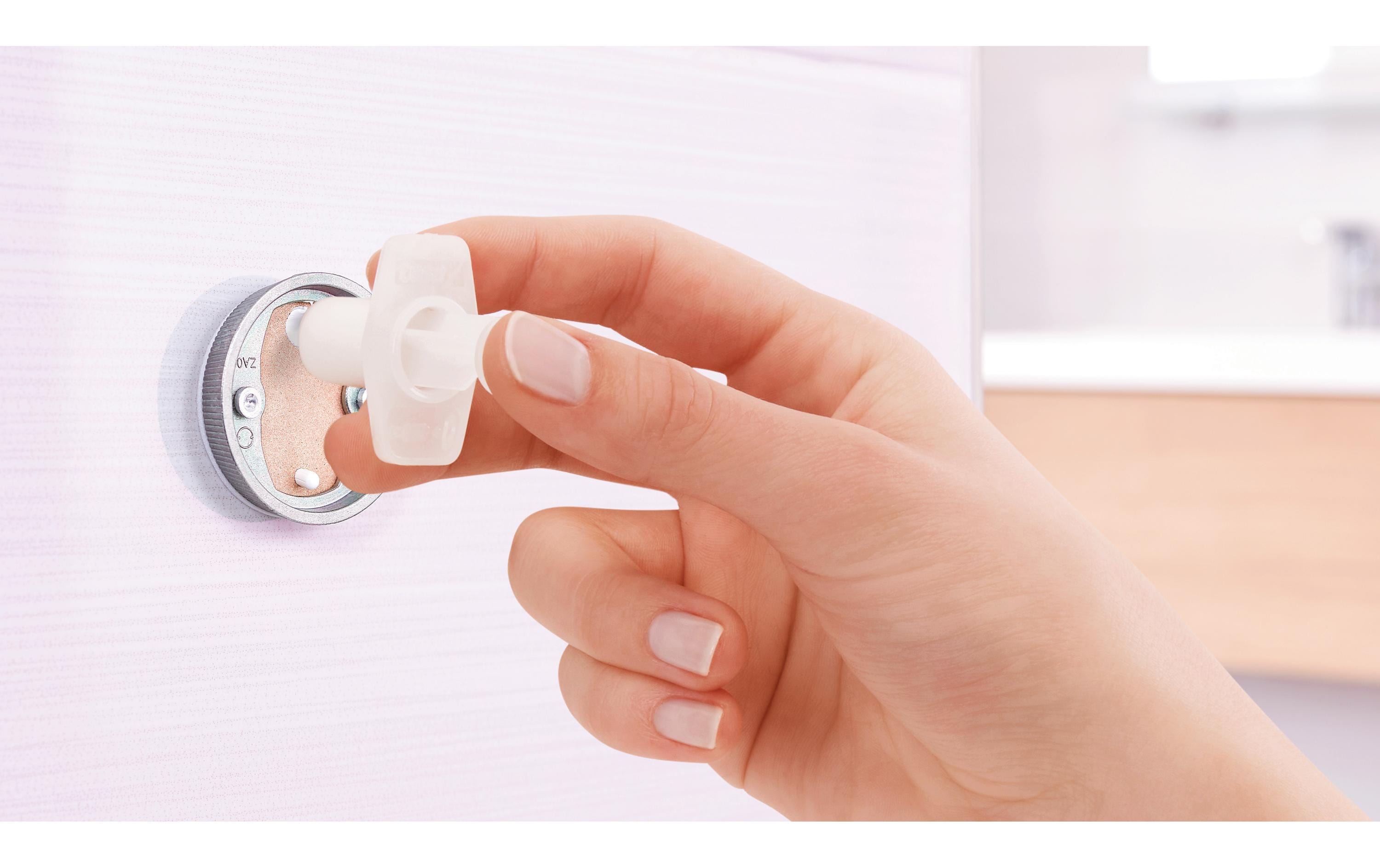 tesa Toilettenpapierhalter Esteetic Silber