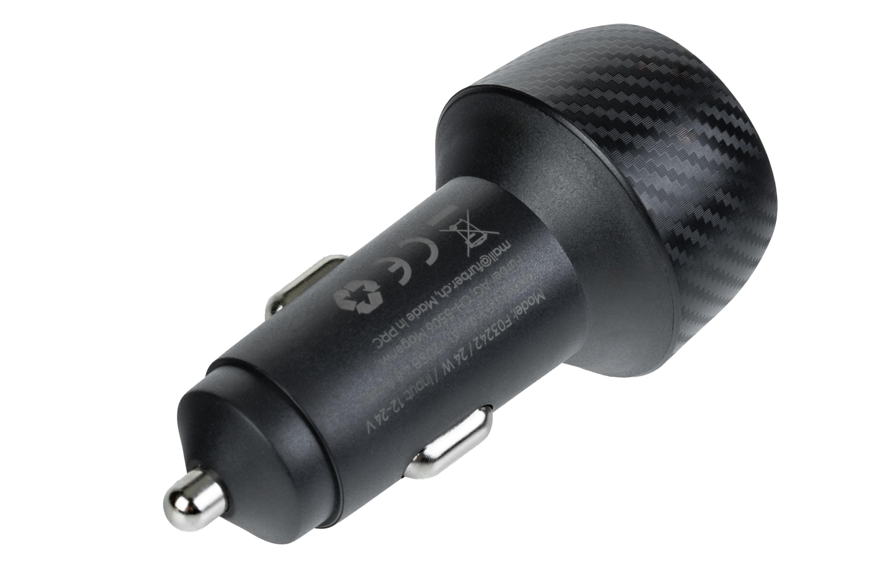 Nize Autoladegerät Dual 24 W mit 2x USB-A