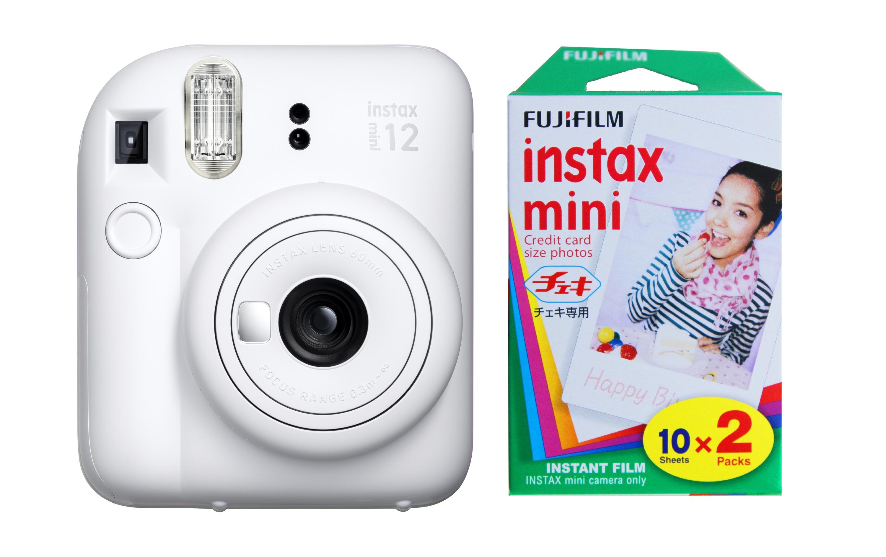 Fujifilm Fotokamera Instax Mini 12 KIT Weiss
