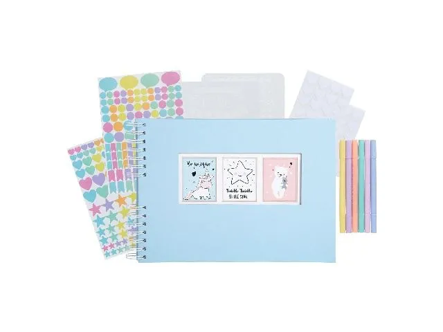Exacompta Scrap-Addict Set, Pastellblau Exacompta Scrap-Addict Set, Pastellblau