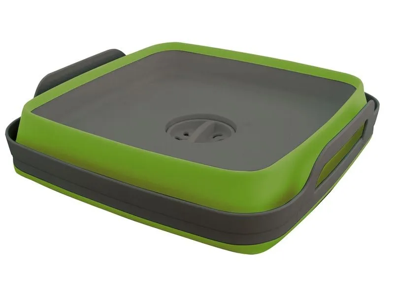 Eurotrail Faltbare Waschschlüssel mit Wasserauflauf, Grün Eurotrail Faltbare Waschschlüssel mit Wasserauflauf, Grün