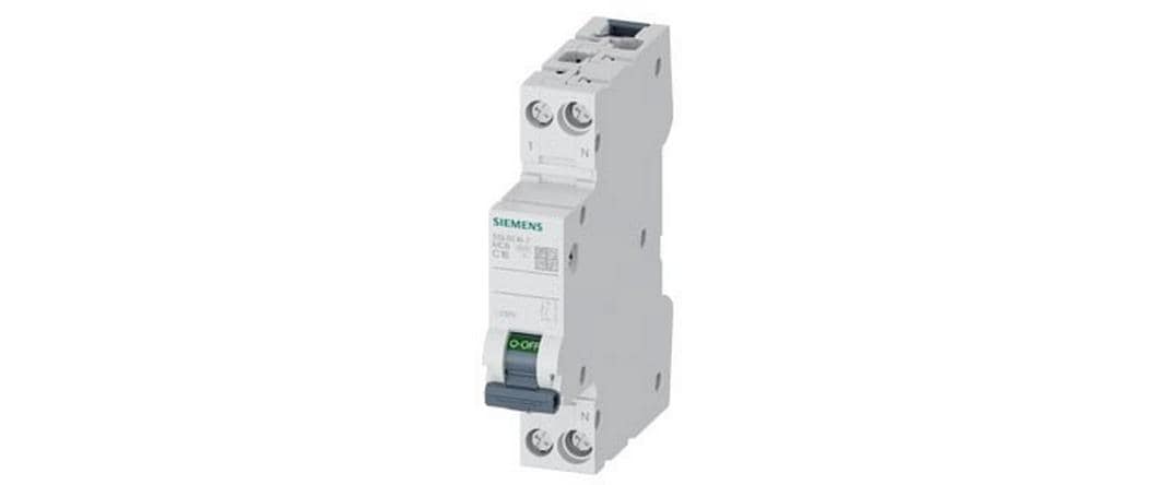 Siemens Leitungsschutzschalter 230 V 6kA, 1+N-polig/1TE C16